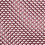 Popelina wzór geometryczny ecru/ciemny fiolet od Poppy