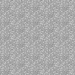 Popelina wzór geometryczny listki szary od Poppy