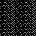 Popelina czarne listki od Poppy