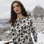 Jersey wiskozowy jaskółki Katia 