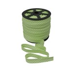 Lamówka bawełniana zielona kratka 148a