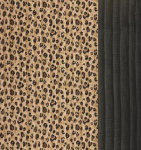 Pikówka dwustronna panterka muślin