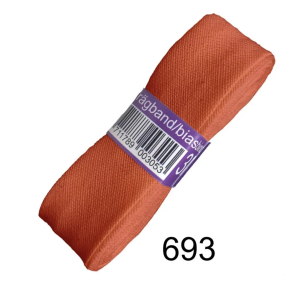 Lamówka bawełniana pomarańczowa 693